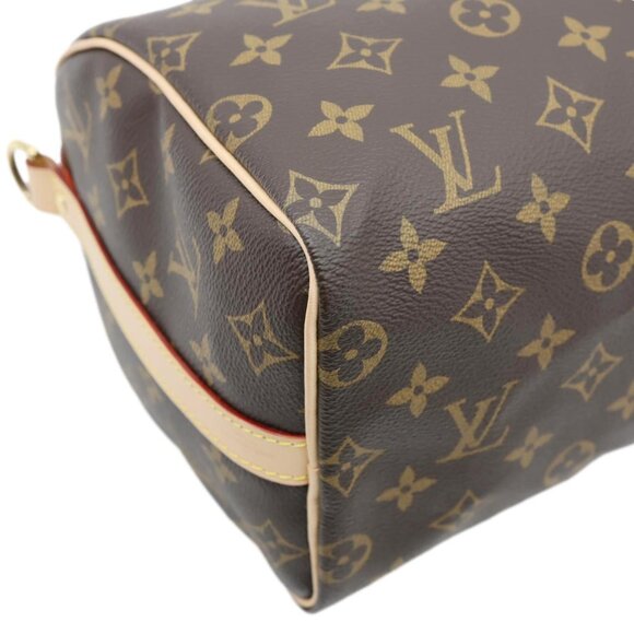 Louis Vuitton  Speedy 25 Bandouliere Monogram Canvas Shoulder Bag Brown - Picture 9 of 16